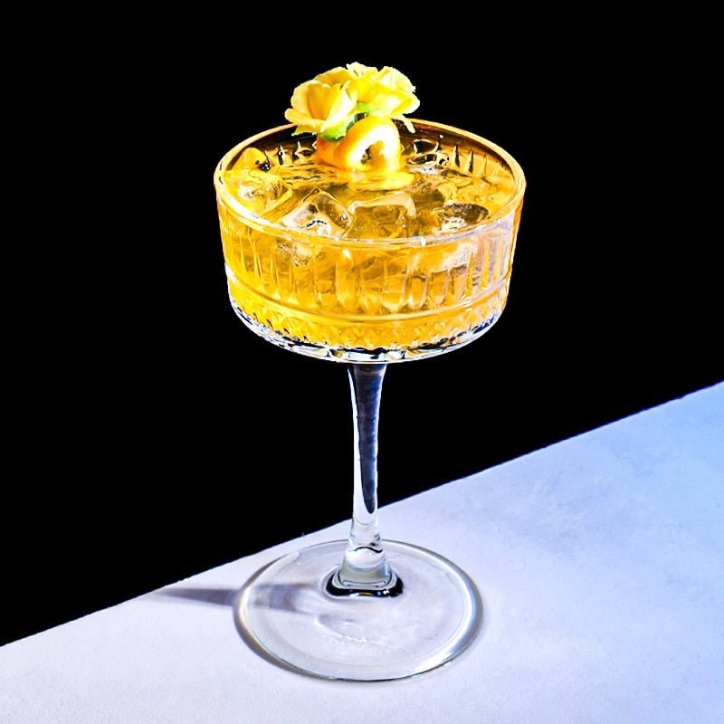 Pair of 2 Handcrafted Glass Cocktail Tumblers