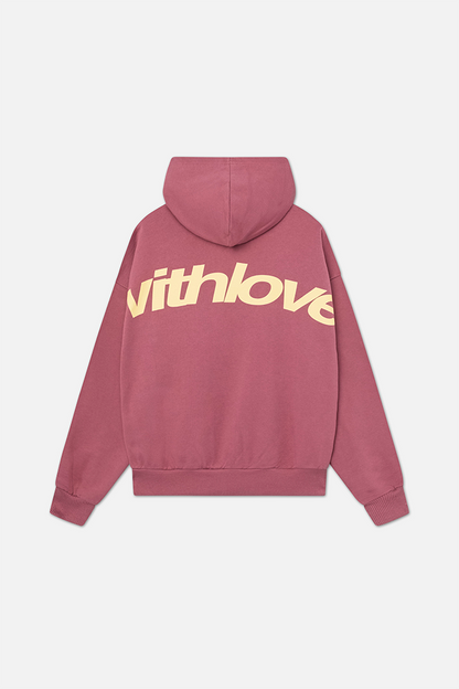 Cozy Hoodie with 'With Love' Design