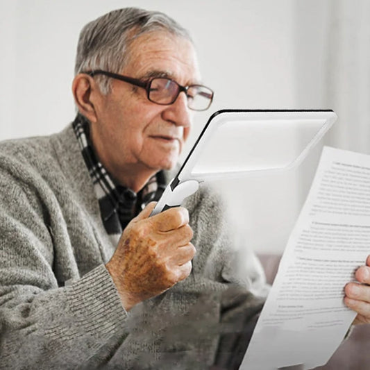 Large Magnifying Glass for Reading and Inspection – Page-Filling Lens