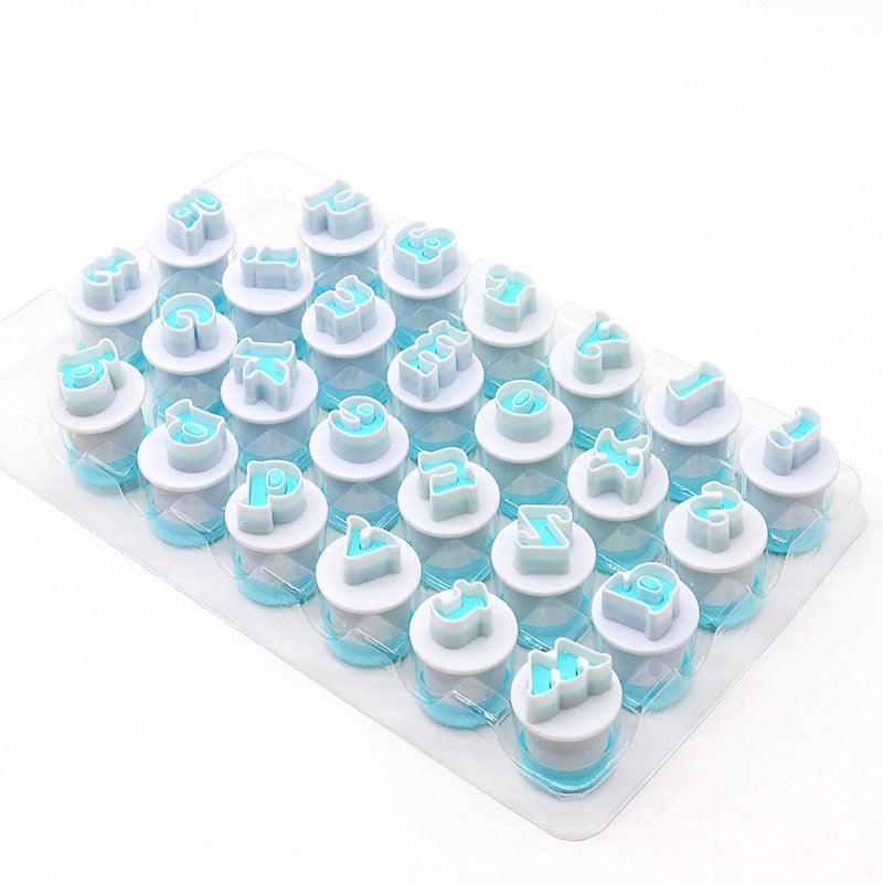 Plunger Cutter for Fondant - Alphabet Shapes