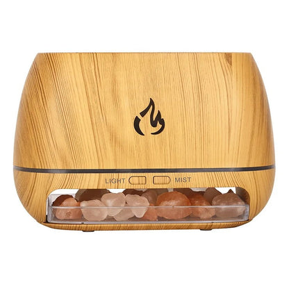 Himalayan Salt Lamp Aroma Diffuser – Color Light with Fragrance Release