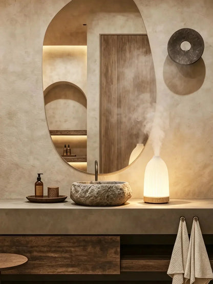 Serenity Mist Diffuser | Ultrasonic Aroma Humidifier with LED Light