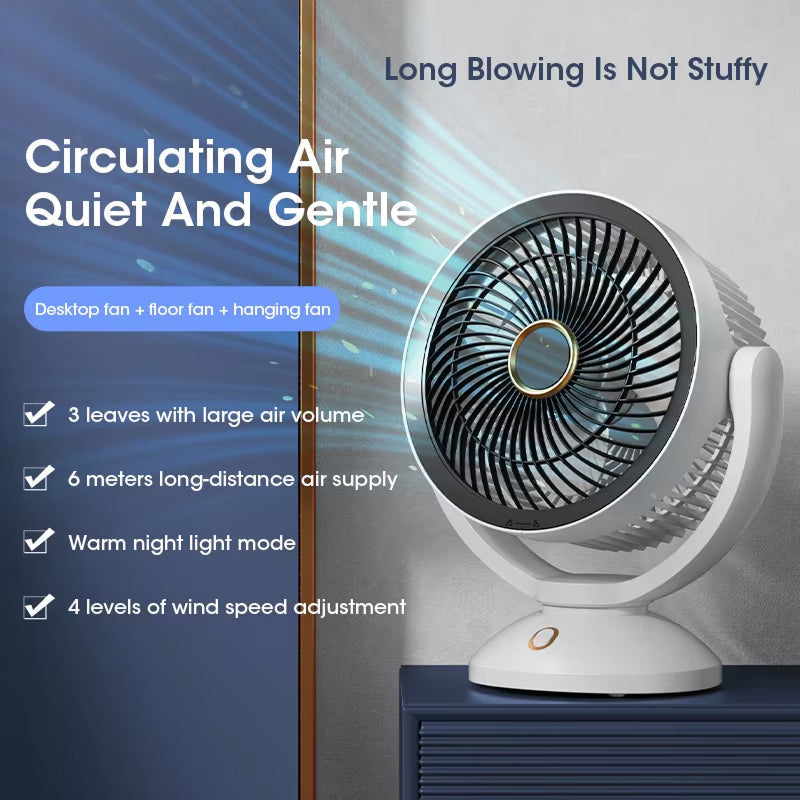 Air Circulator Fan for Bicycles