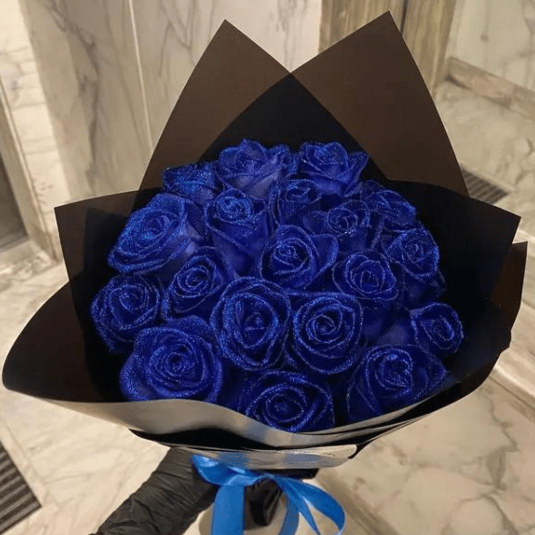 Glitter Preserved Rose - Fleurion Forever Bloom for Romantic Gifts & Decor