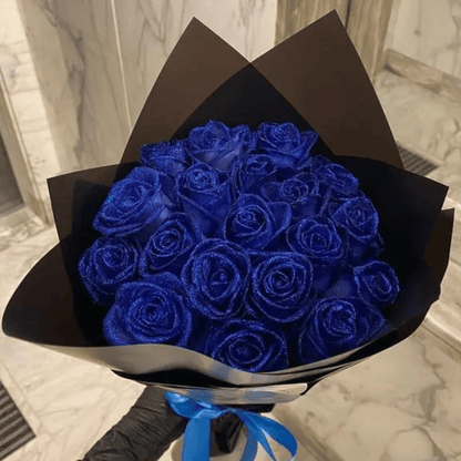 Glitter Preserved Rose - Fleurion Forever Bloom for Romantic Gifts & Decor