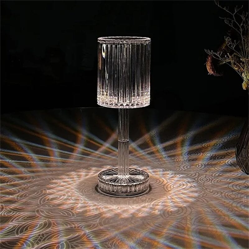 Touch Dimmable LED Table Lamp - Diamond Crystal Design