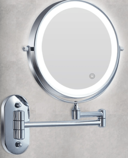 Rechargeable LED Touch Control Magnifying Mirror with LUMIVIEW