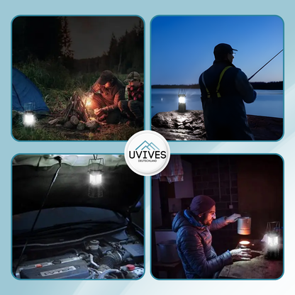 Double Solar Lamp & Flashlight for Endless Outdoor Illumination