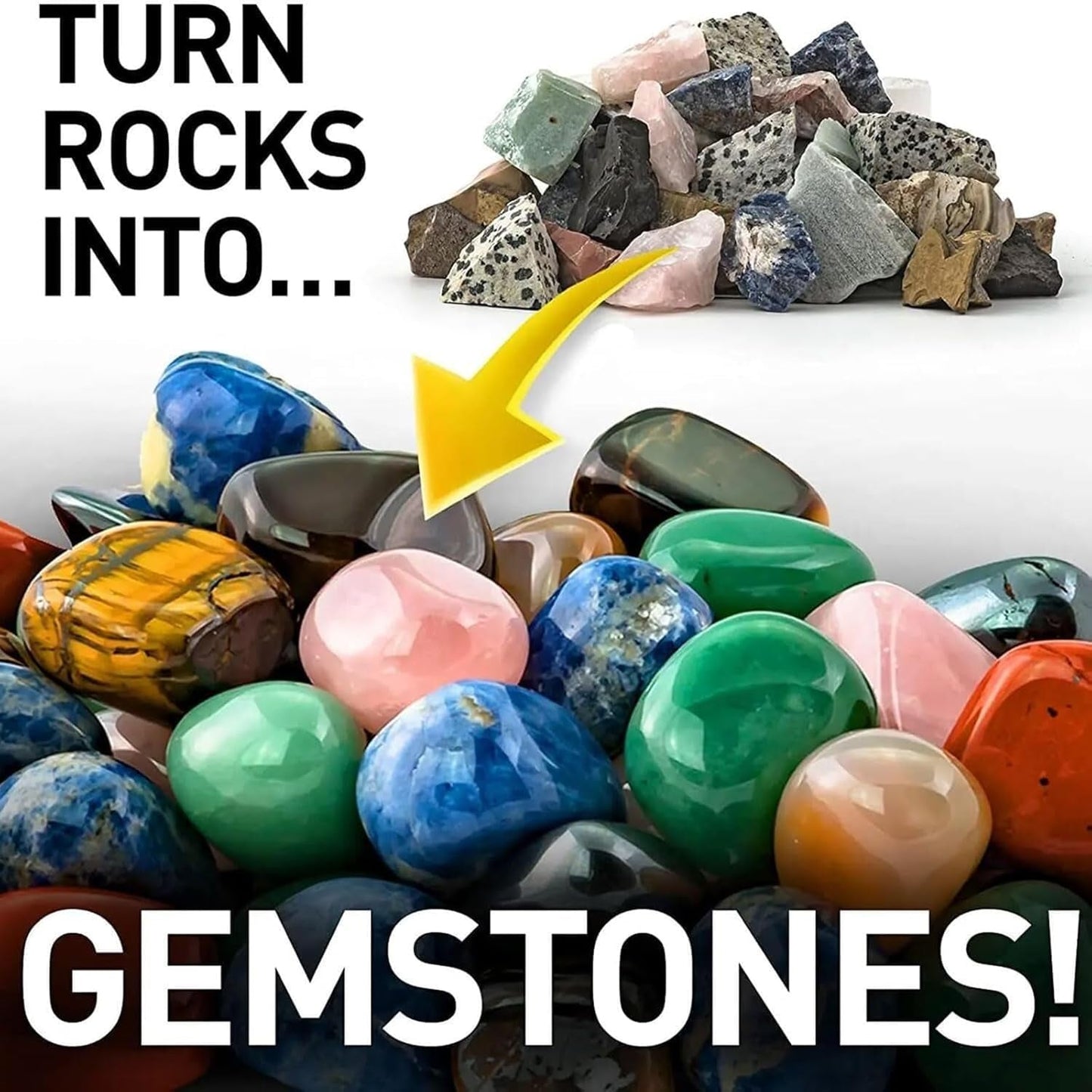Beginner's Rock Tumbler Kit for Professional Polishing