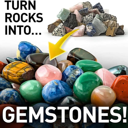 Beginner's Rock Tumbler Kit for Professional Polishing
