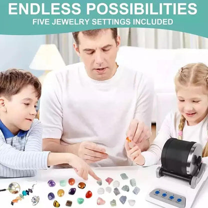 Beginner's Rock Tumbler Kit for Professional Polishing