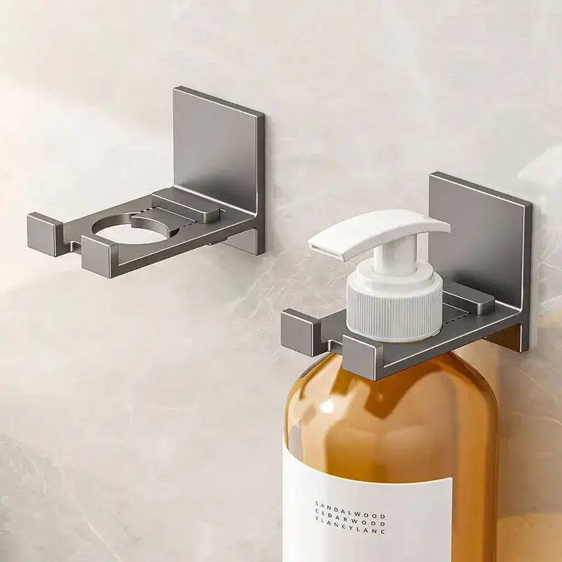 Sleek Wall-Mounted Shower Essentials Organizer Rack