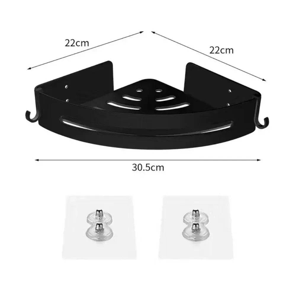 Stylish Corner Shower Storage Solution