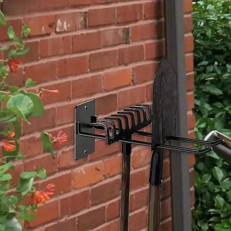 Space-Saving Wall-Mounted Tool Organizer for Gardens