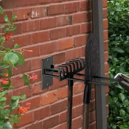 Space-Saving Wall-Mounted Tool Organizer for Gardens