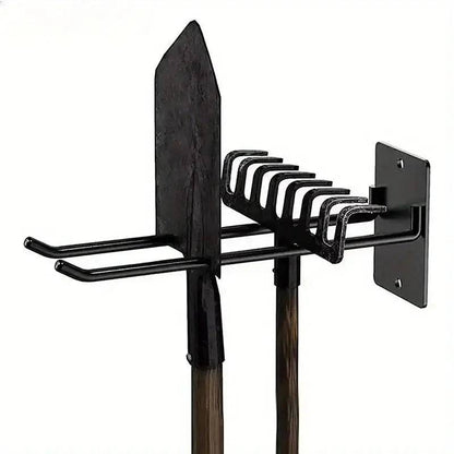 Space-Saving Wall-Mounted Tool Organizer for Gardens
