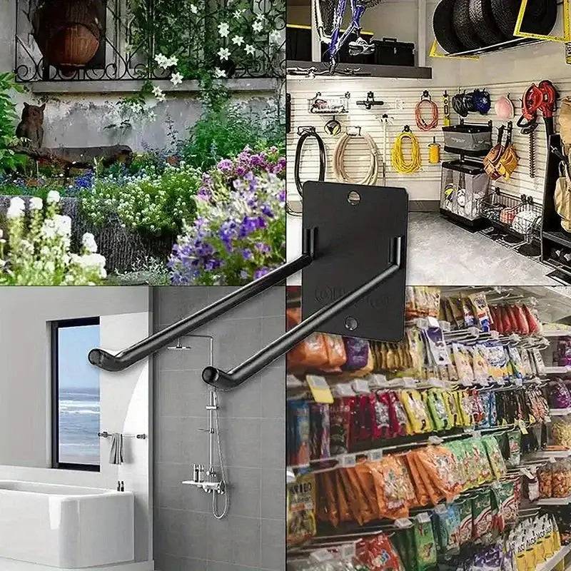 Space-Saving Wall-Mounted Tool Organizer for Gardens