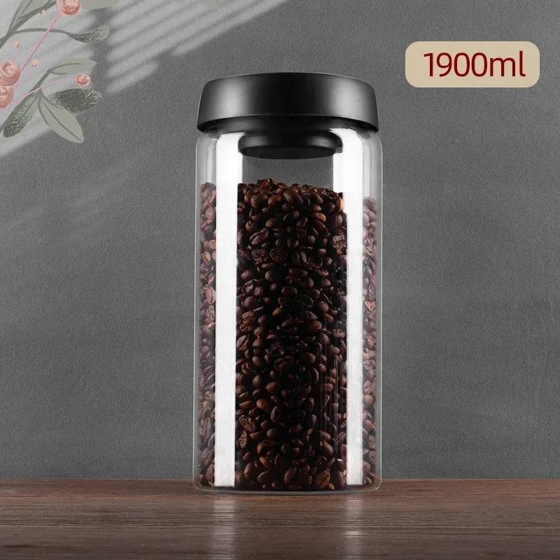 Elegant Vacuum-Sealed Glass Storage Pitcher