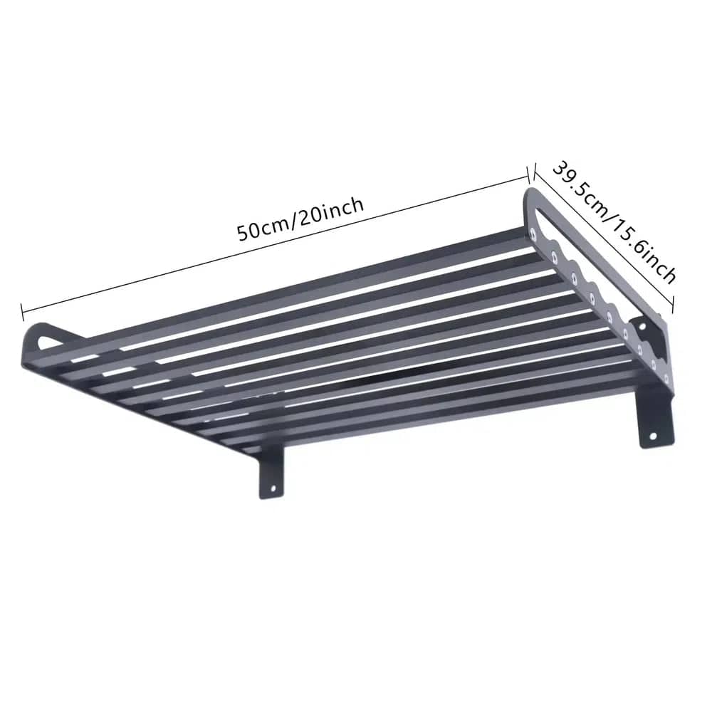Space-Saving Wall-Mounted Microwave Holder