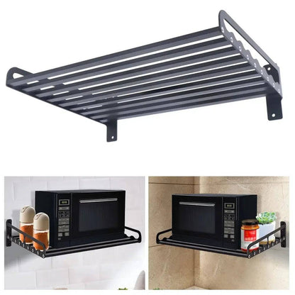 Space-Saving Wall-Mounted Microwave Holder