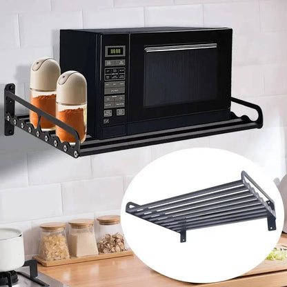 Space-Saving Wall-Mounted Microwave Holder