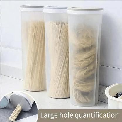 Precision Pasta Organizer with Measuring Capability