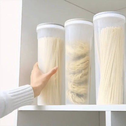Precision Pasta Organizer with Measuring Capability