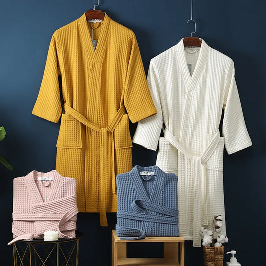 Breathable Cotton Bathrobe for Maximum Comfort