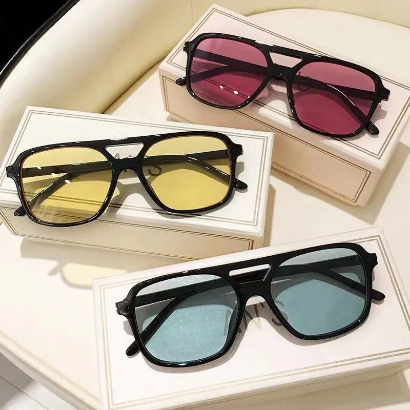 Retro Cat Eye Sunglasses with UV400 Protection – Luxe Glam Shades