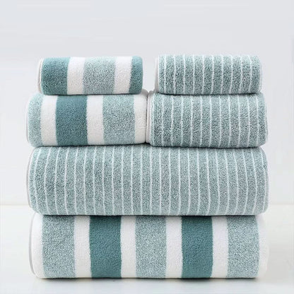 Coral Fleece Towel Set of 8 - Fast-Drying Towels