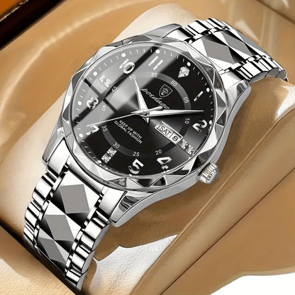 Waterproof Multifunctional Sports Watch for Men - Titanium