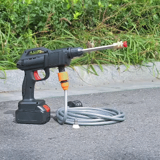 Electric Pressure Washer with Battery and 3 Nozzles
