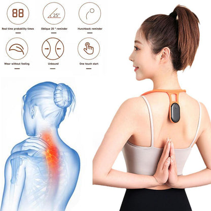 Electronic Posture Corrector with Vibration Sensor for Improved Posture