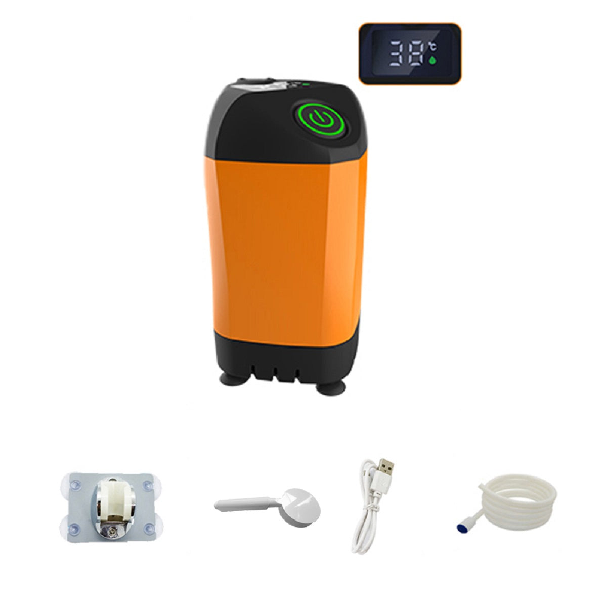 Handheld Electric Shower Pump Head for Portable Outdoor Camping