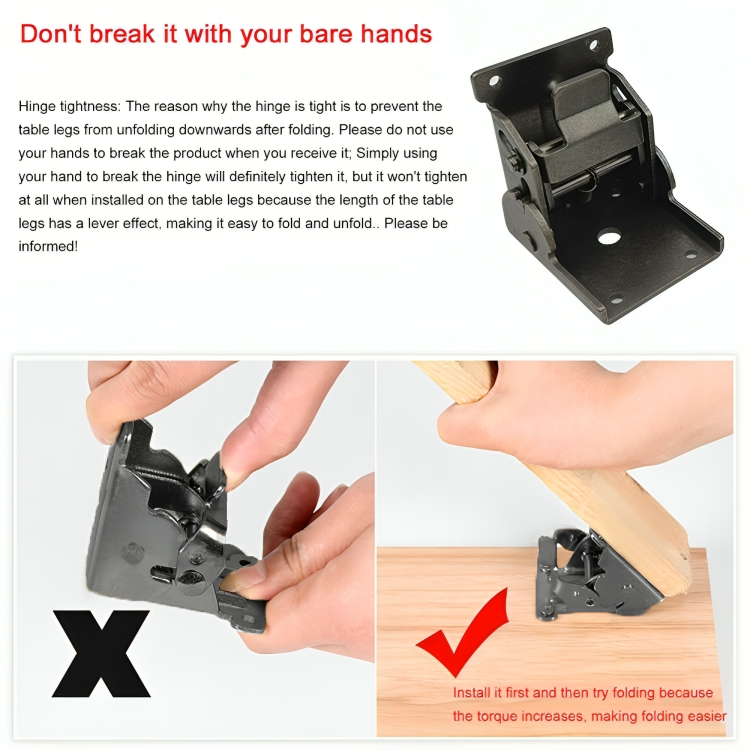 Buy 2 Get 2 Free | Self-Locking Folding Hinge - Last Day Discount