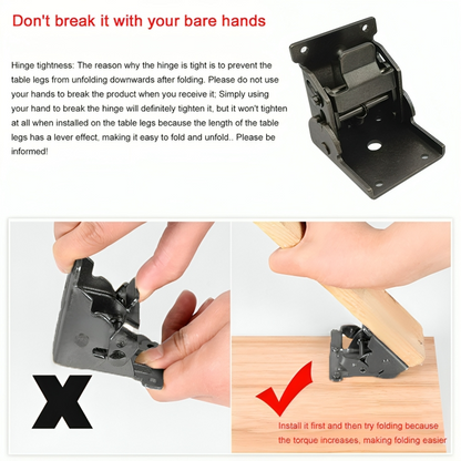 Buy 2 Get 2 Free | Self-Locking Folding Hinge - Last Day Discount