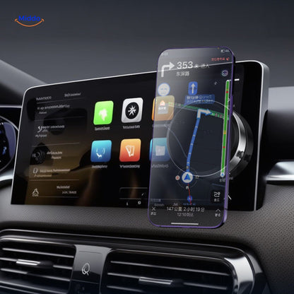 Portable 360° Car Mount with Strong Magnetic Suction for Secure Hold