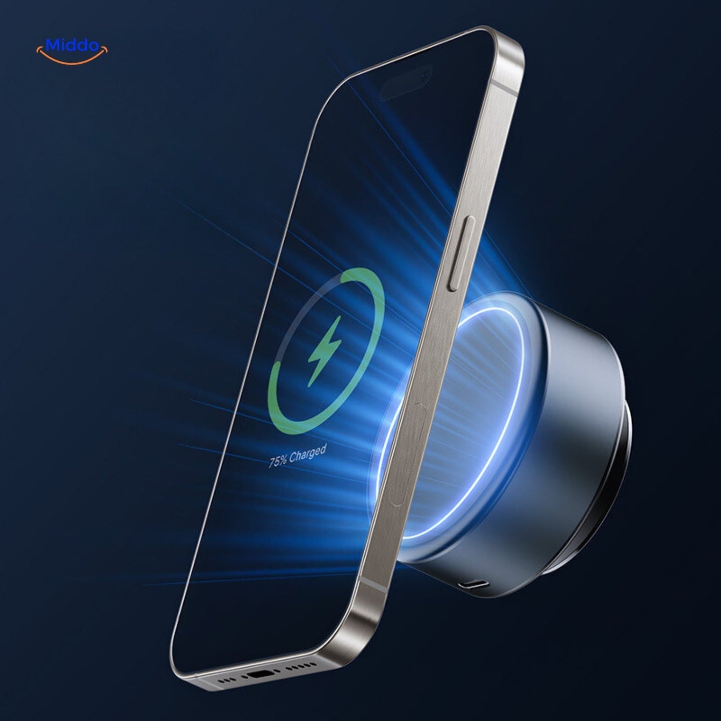 Portable 360° Car Mount with Strong Magnetic Suction for Secure Hold