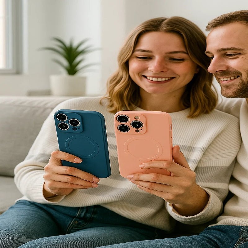 Soft Silicone Magnetic Case for iPhone 17 Series