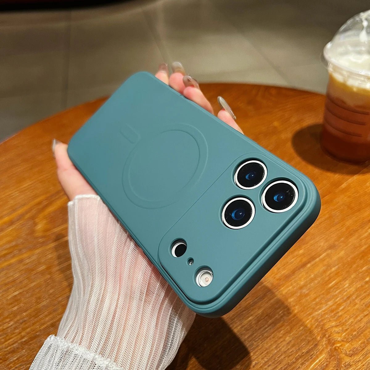 Soft Silicone Magnetic Case for iPhone 17 Series