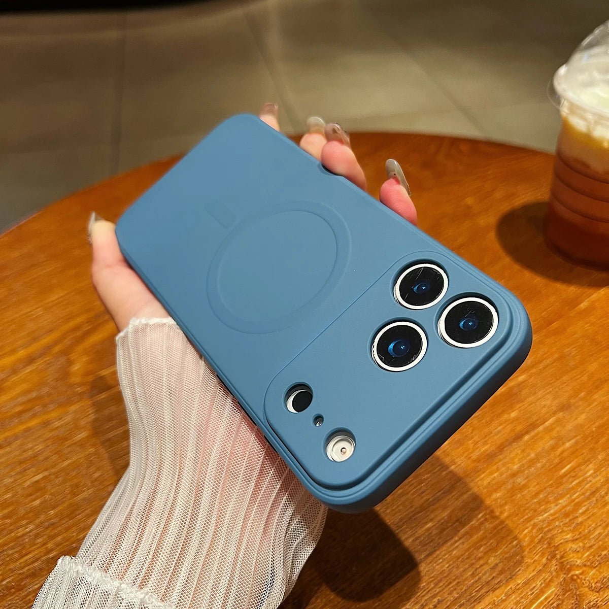 Soft Silicone Magnetic Case for iPhone 17 Series
