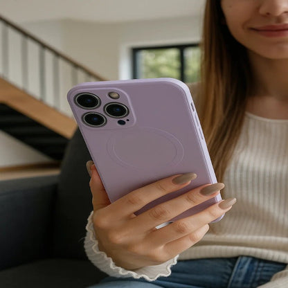 Soft Silicone Magnetic Case for iPhone 17 Series