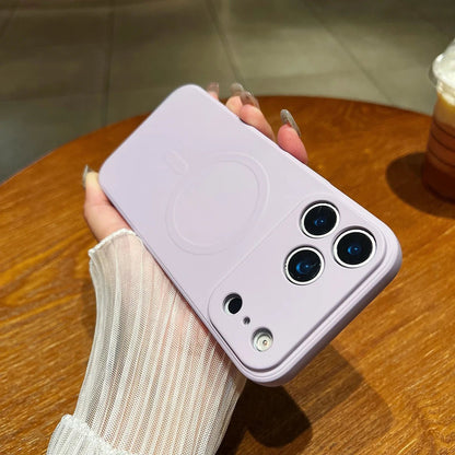 Soft Silicone Magnetic Case for iPhone 17 Series