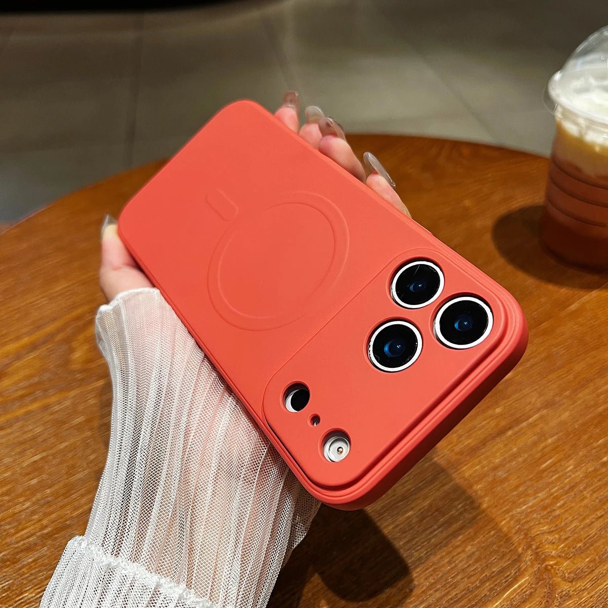 Soft Silicone Magnetic Case for iPhone 17 Series