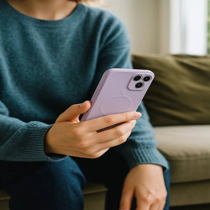 Soft Silicone Magnetic Case for iPhone 17 Series