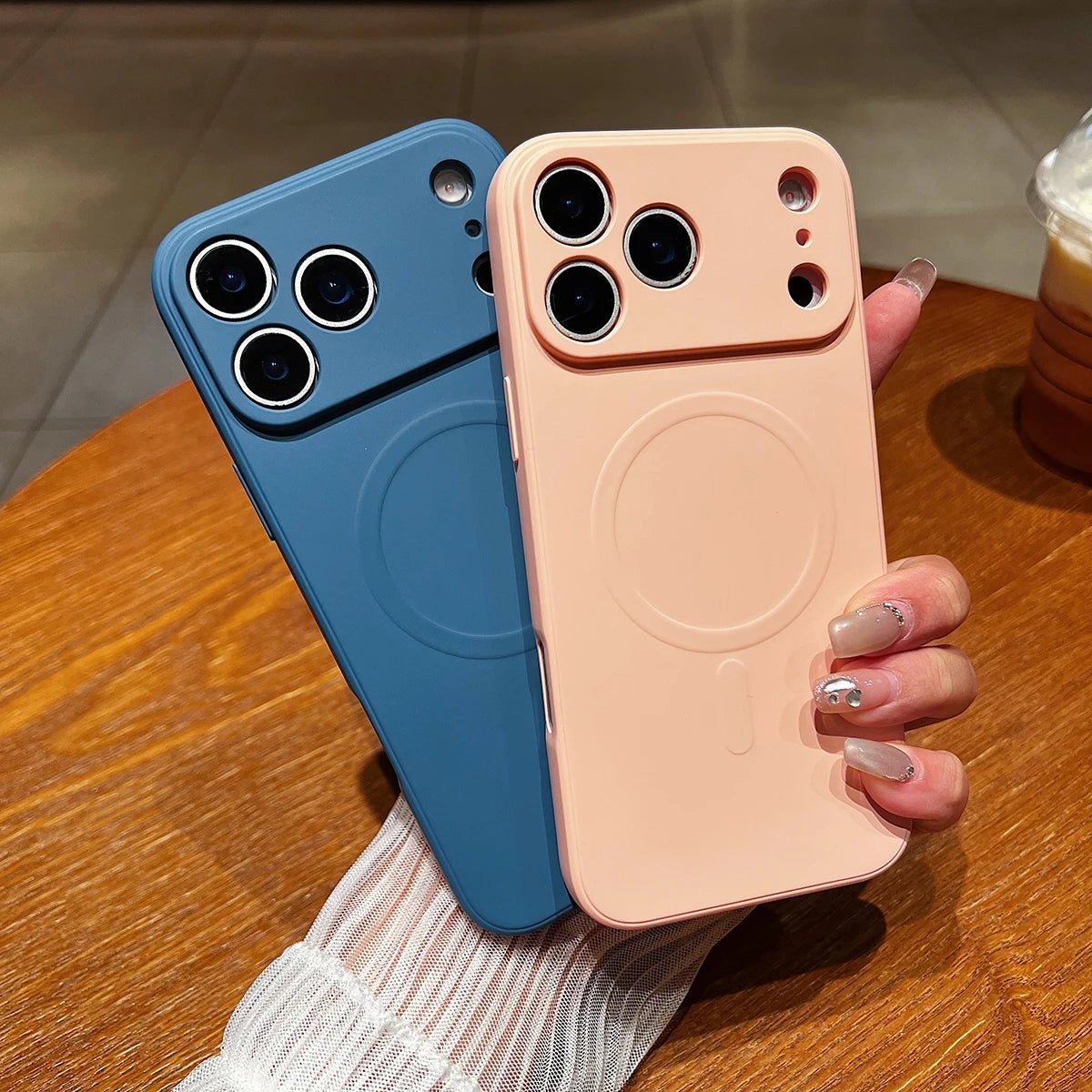 Soft Silicone Magnetic Case for iPhone 17 Series