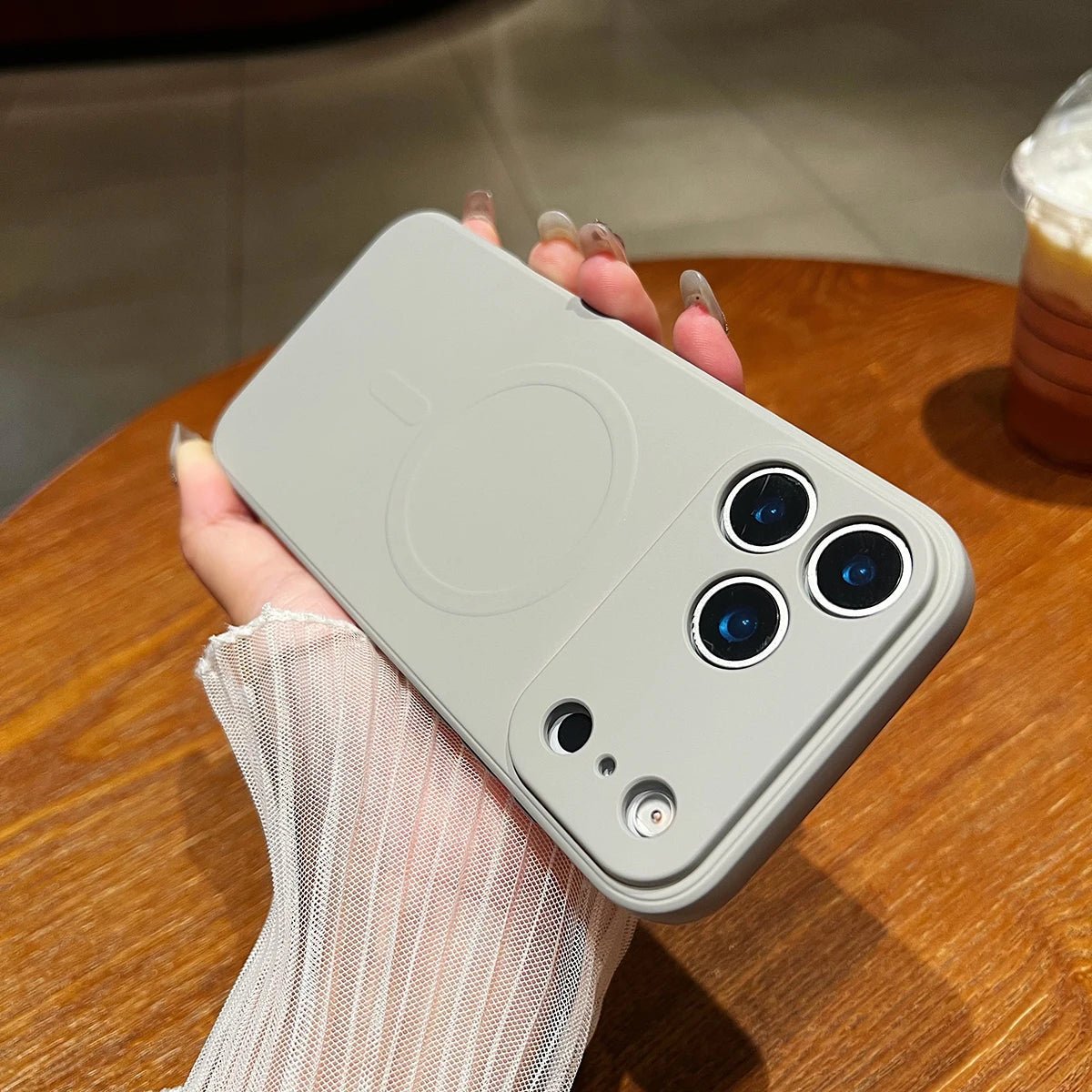 Soft Silicone Magnetic Case for iPhone 17 Series