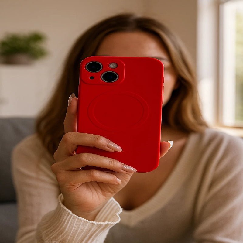 Soft Silicone Magnetic Case for iPhone 17 Series
