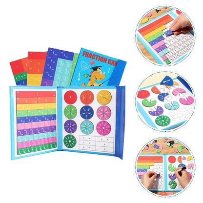 Interactive Fraction Learning Kit with Reusable Workbook and Marker