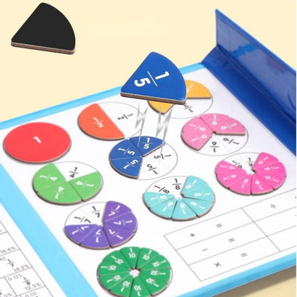 Interactive Fraction Learning Kit with Reusable Workbook and Marker